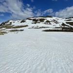 Hier liegt noch eine Menge Schnee