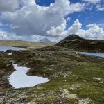 Der Gaustatoppen im Hintergrund