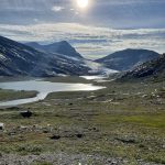 Blick auf den Okstindanbreen