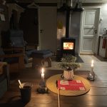 Ein warmes Kaminfeuer