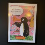 Kunst im AirBnB. Ich liebe es!