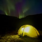 Einmal unter Nordlichtern Zelten