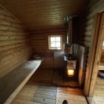 Die Sauna der Nedrefosshytta