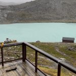 Dicke Wolken ziehen über das Fjell