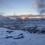 Der letzte Sonnenaufgang vor dem Ziel